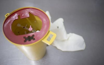 Contenedor de agujas